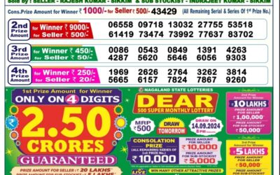 Dear dasher Friday weekly lottery 13.9.24 6pm result