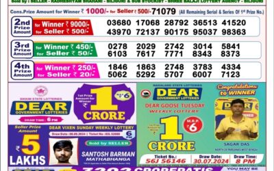 Dear stork saturday weekly lottery 14.9.24 8pm result