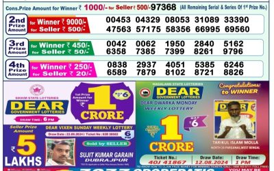 Dear yamuna sunday weekly lottery 29.9.24 1pm result