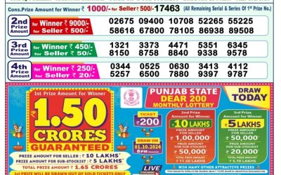 Dear godavari tuesday weekly lottery 1.10.24 1pm result