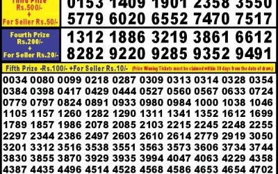 Punjab State Dear 10 friday Weekly Lottery 4.10.24 6PM Result