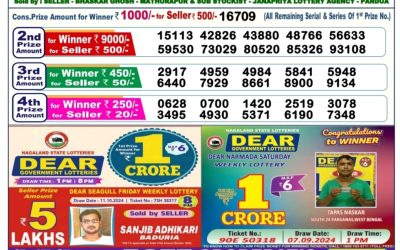 Dear dasher Friday weekly lottery 18.10.24 6pm result