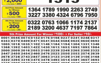 Punjab State Dear 10 tuesday Weekly Lottery 29.10.24 6PM Result