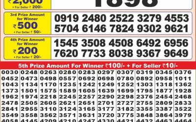 Punjab State Dear10 sunday Weekly Lottery 10.11.24 6PM Result