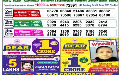 Dear dasher Friday weekly lottery 8.11.24 6pm result