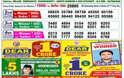 Dear comet Tuesday weekly lottery 12.11.24 6pm result