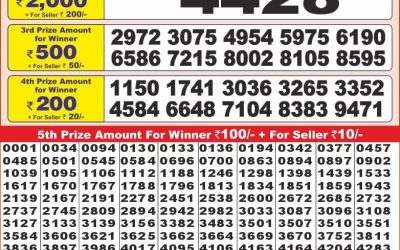 Punjab State Dear 10 Silver Wednesday Weekly Lottery 20.11.24 6PM Result