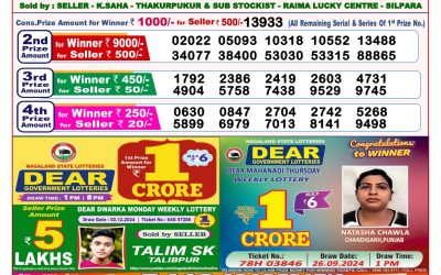 Dear Pelican Wednesday Weekly lottery 11.12.24 8pm result