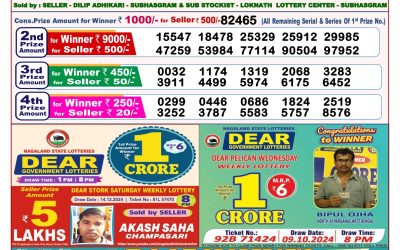 Dear Pelican Wednesday Weekly lottery 25.12.24 8pm result