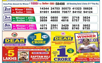 Dear donner saturday weekly lottery 28.12.24 6pm result