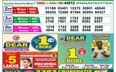 Dear yamuna sunday weekly lottery 8.12.24 1pm result