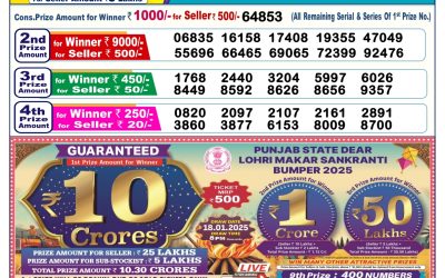 Dear Dasher Friday weekly lottery 10.1.25 6pm result