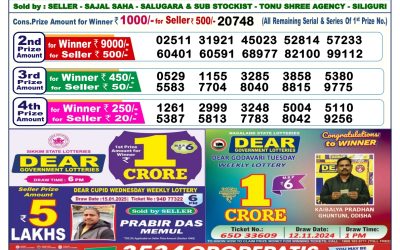 Dear comet Tuesday weekly lottery 28.1.25 6pm result